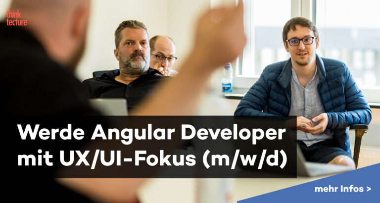 Werde Angular Developer mit UX/UI-Fokus (m/w/d) bei Thinktecture